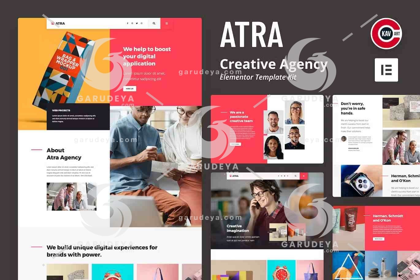 Atra – Creative Agency Elementor Template Kit