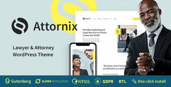 Attornix - Attorney & Lawyer WordPress Theme