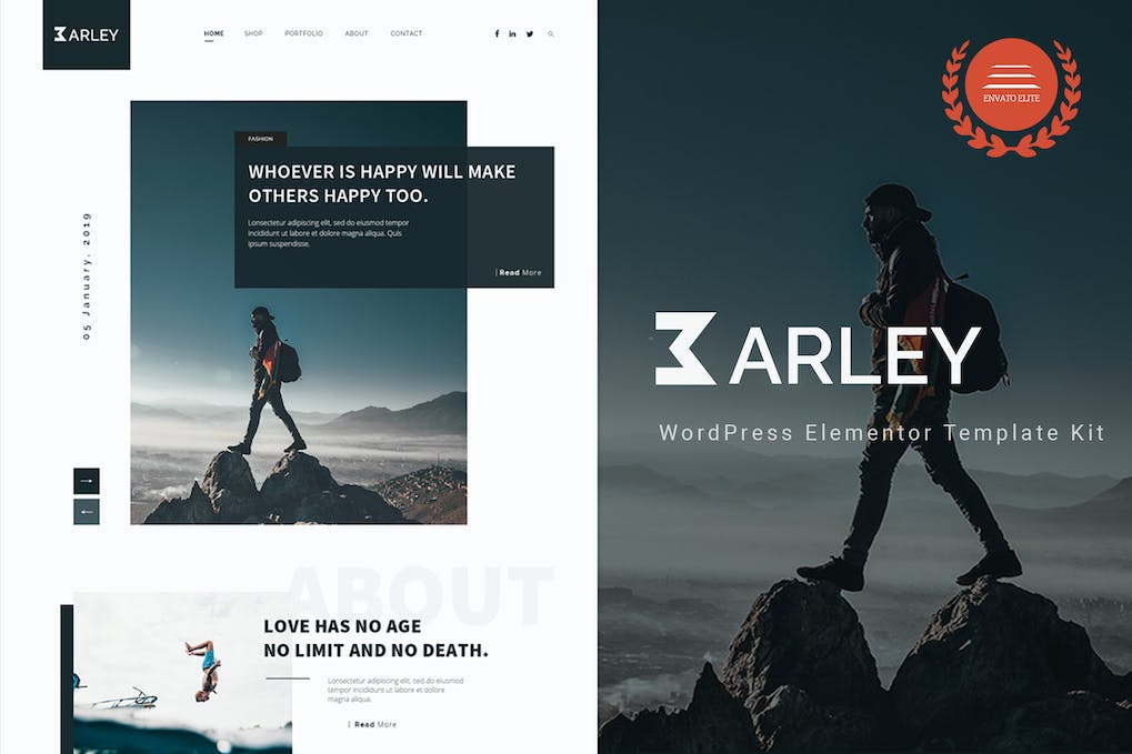 Barley – Blog & Magazine Elementor Template Kit