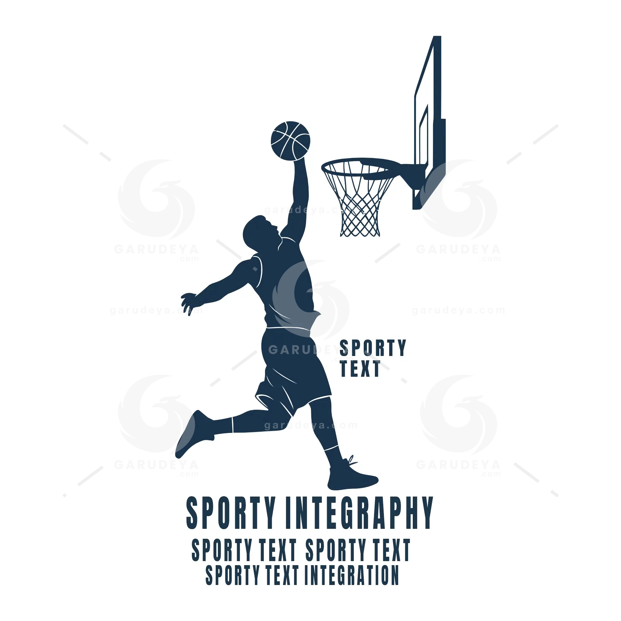 Basketball Player Vector Illustration