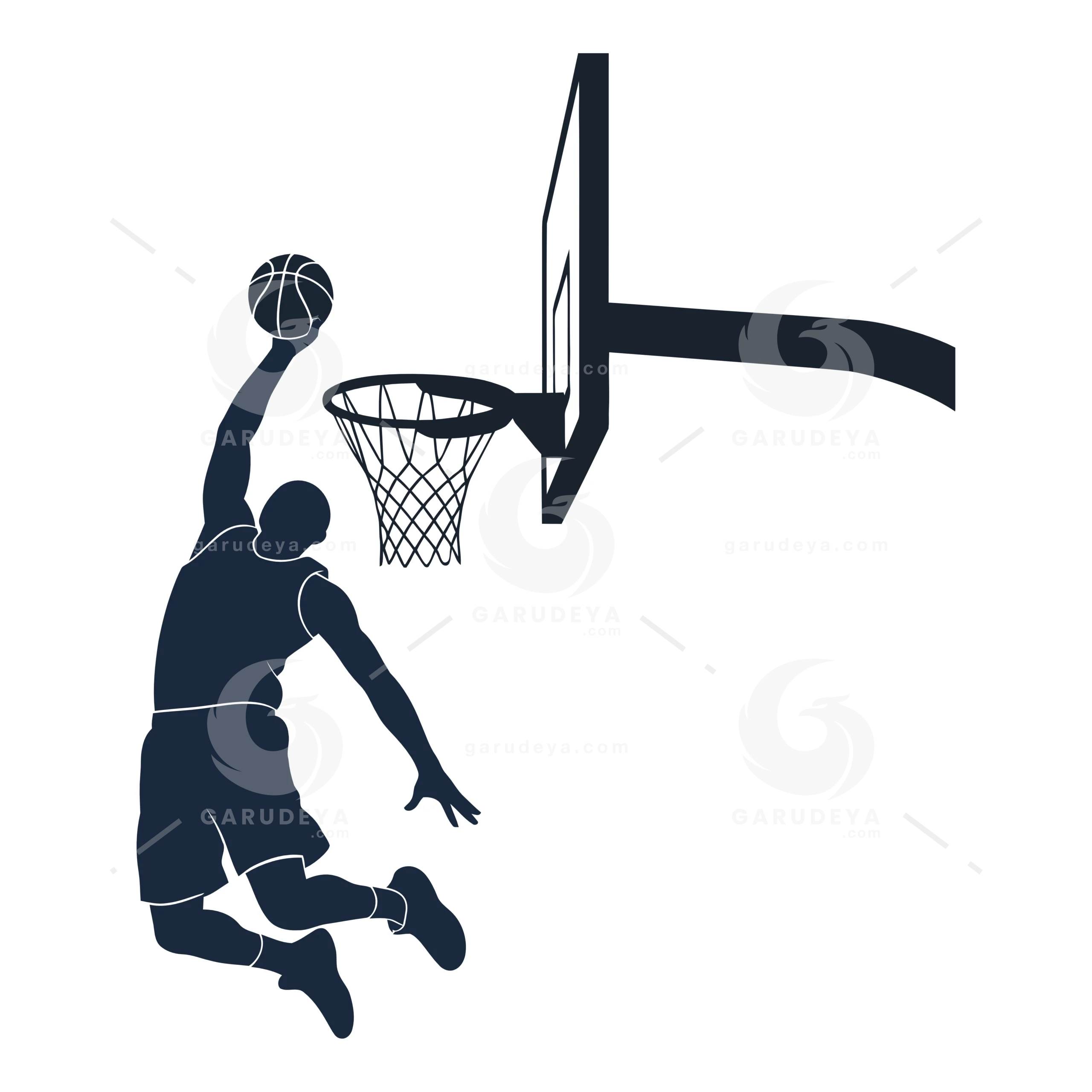 Basketball Vector Clipart Design Illustration