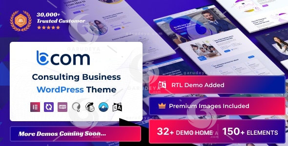 Bcom – Consulting Business WordPress Theme