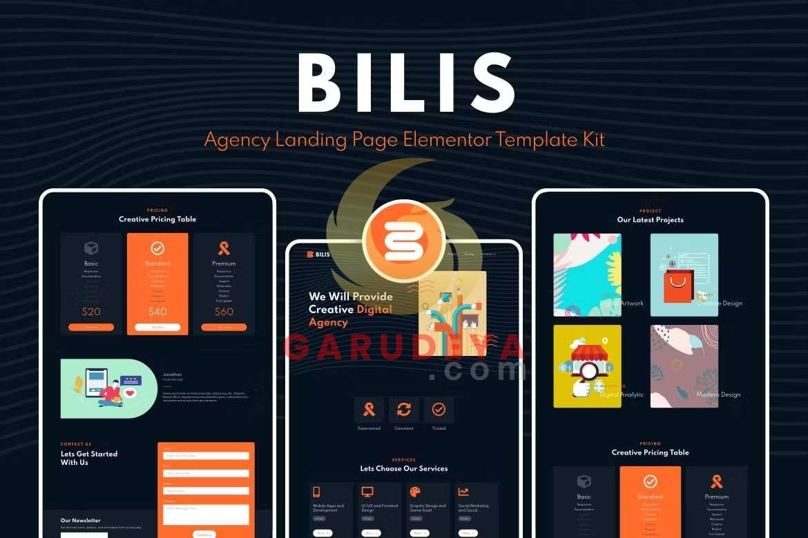 Bilis – Agency Landing Page Elementor Block Kit