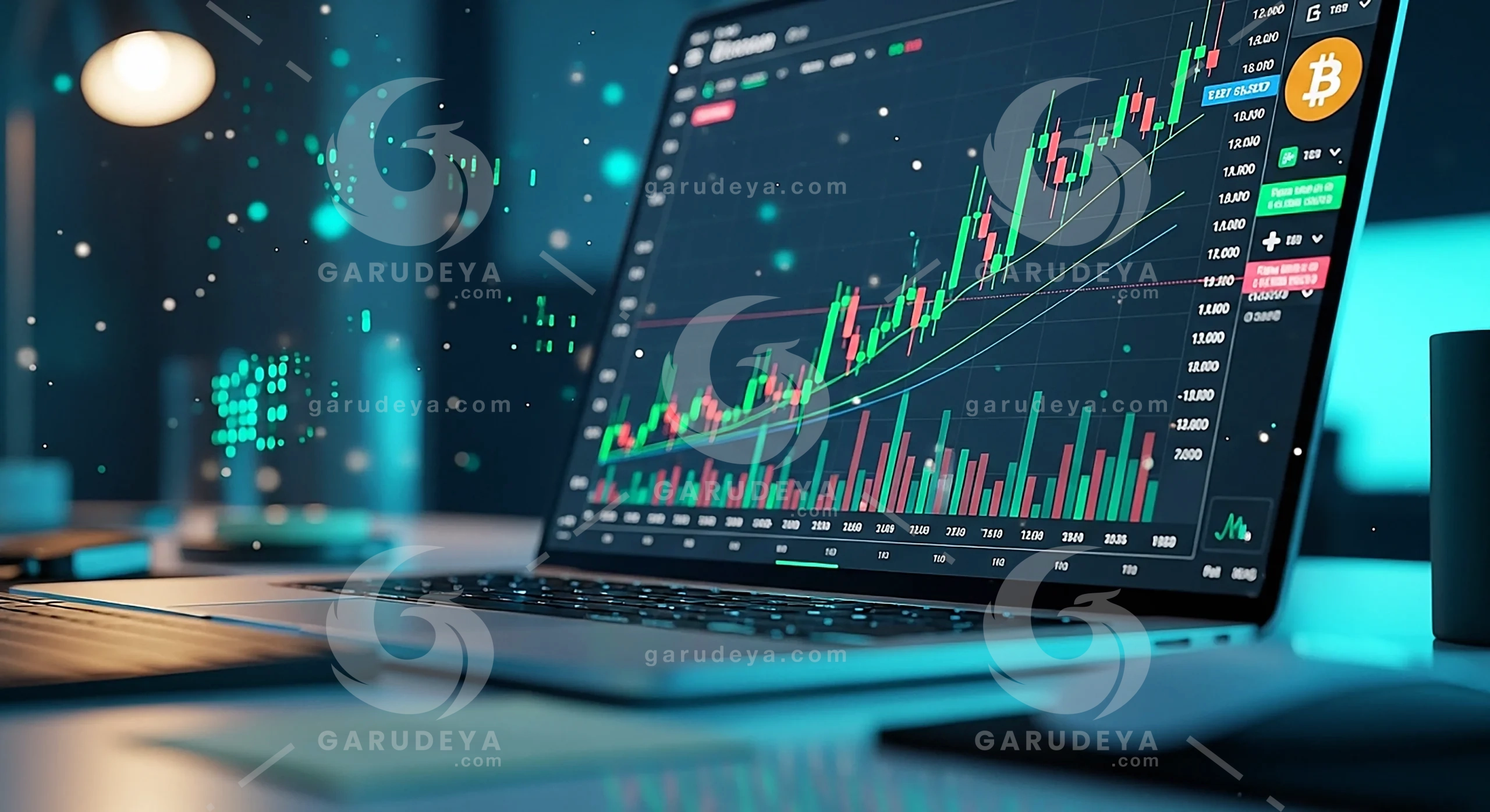 Bitcoin Market Chart – Premium Microstock