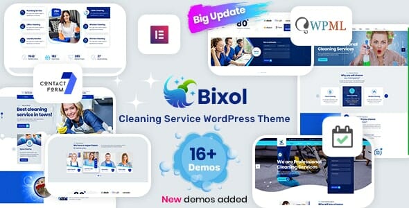 Bixol – Cleaning Services WordPress
