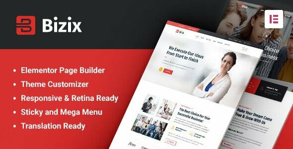 Bizix – Corporate and Business WordPress Theme