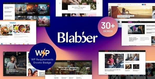 Blabber - All-in-One Elementor Blog & News Magazine WordPress Theme + RTL