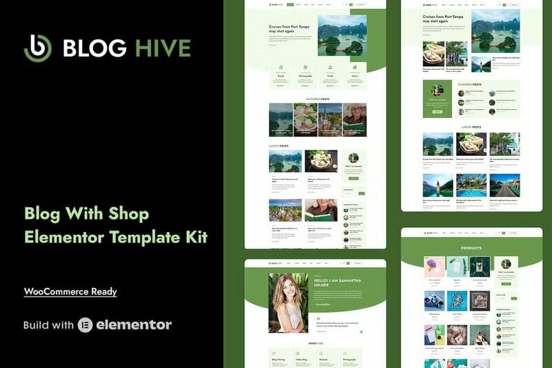 Blog Hive – Personal Blog Elementor Template Kit