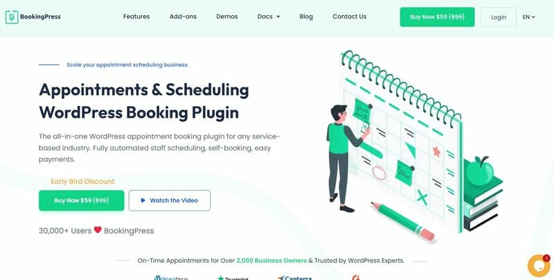 BookingPress Pro – Appointment Booking plugin