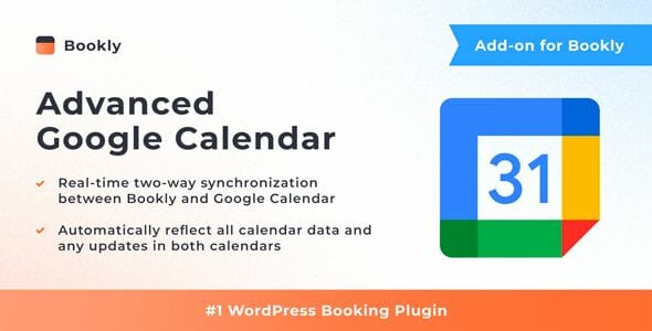 Bookly Advanced Google Calendar Add On