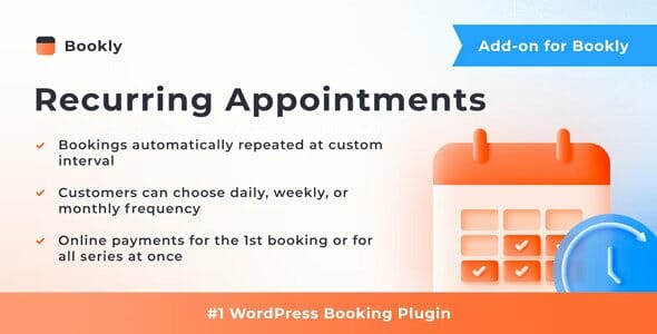 Bookly Recurring Appointments Addon