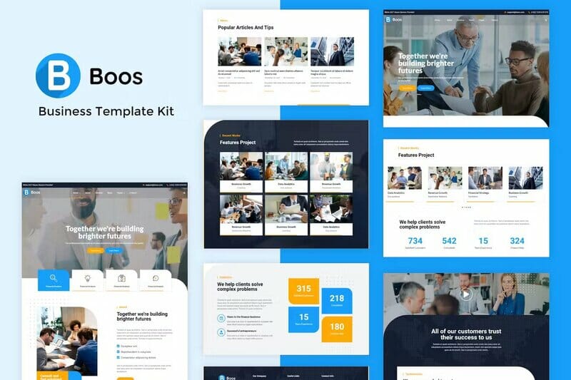 Boos – Business Elementor Template Kit