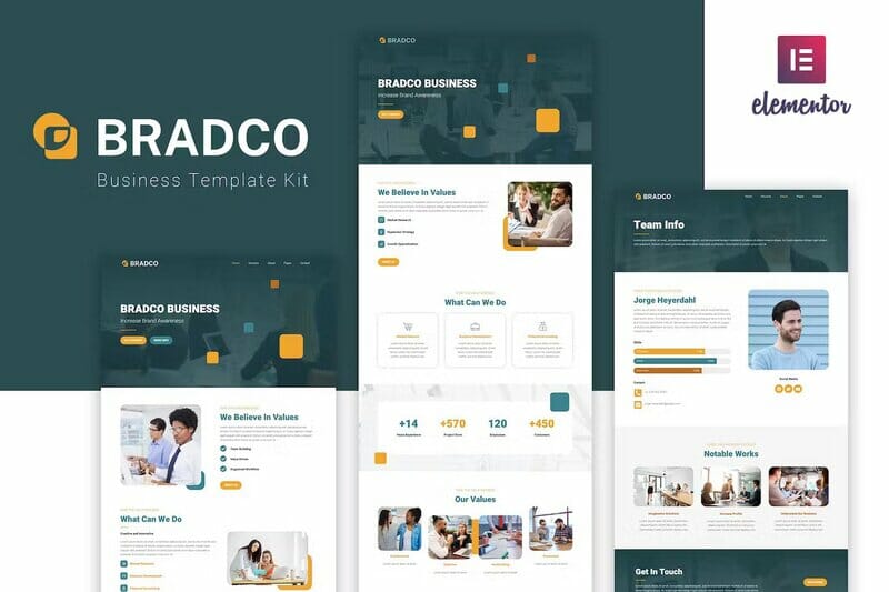 Bradco – Business Elementor Template Kit