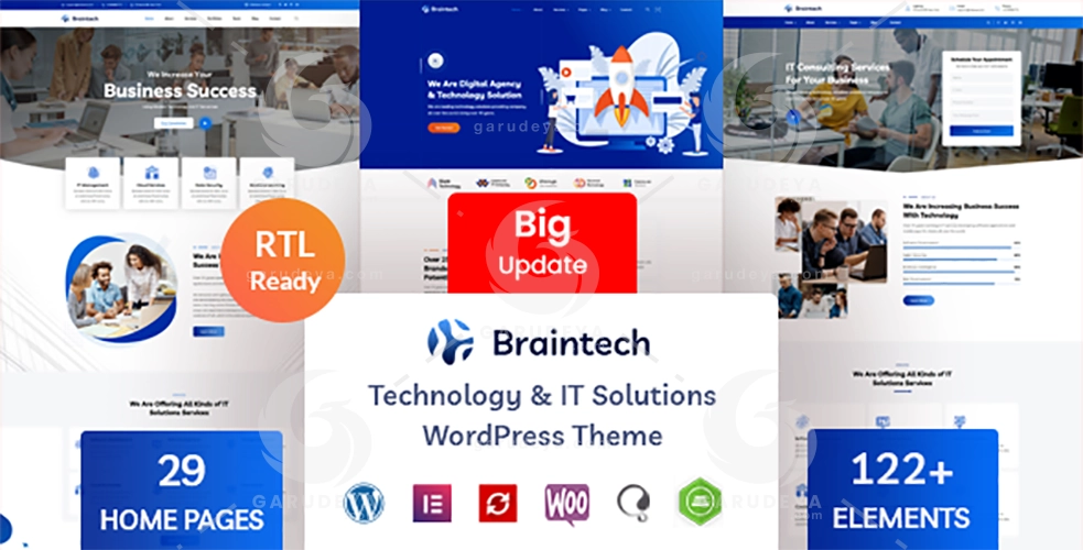 Braintech – Technology & IT Solutions WordPress Theme
