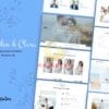 Brandon & Clara - Wedding Event Invitation Elementor Template Kit