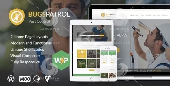 BugsPatrol – Pest & Insects Control Disinsection Services WordPress Theme