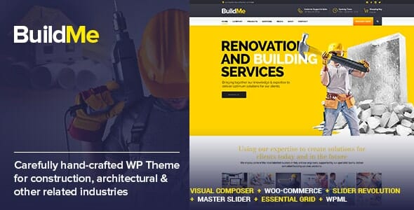 BuildMe – Construction & Architectural WP Theme