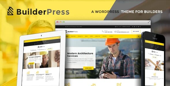 BuilderPress – Construction and Architecture WordPress Theme