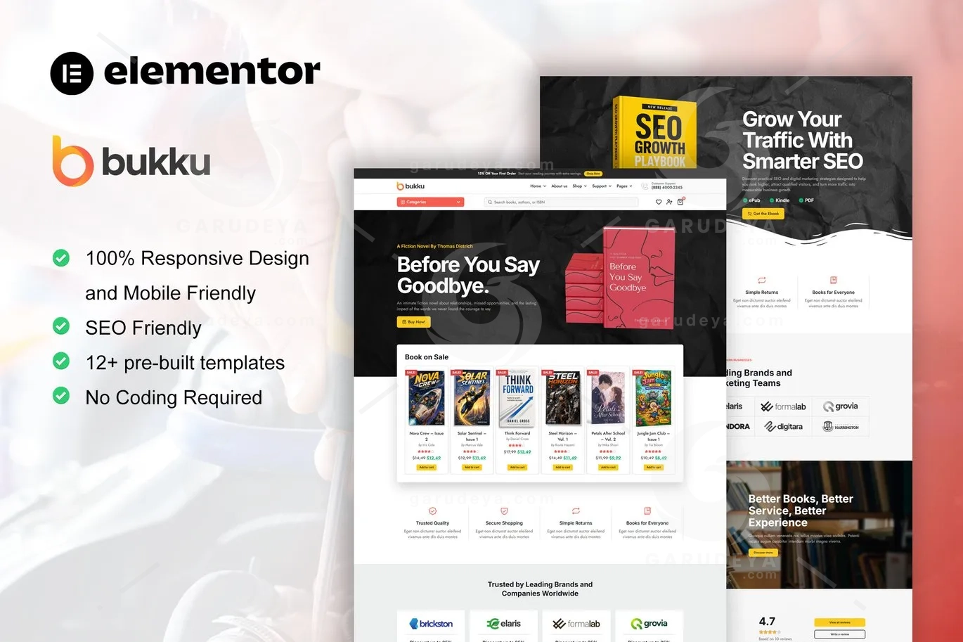 Bukku – Book Store Elementor Pro Template Kit