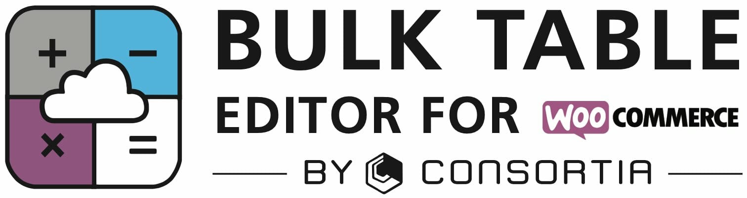 Bulk Table Editor For Woocommerce