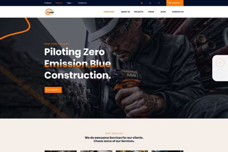 Bulter – Clean Construction Template Kit