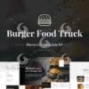 Burger Food Truck - Popup Restaurant Elementor Template Kit