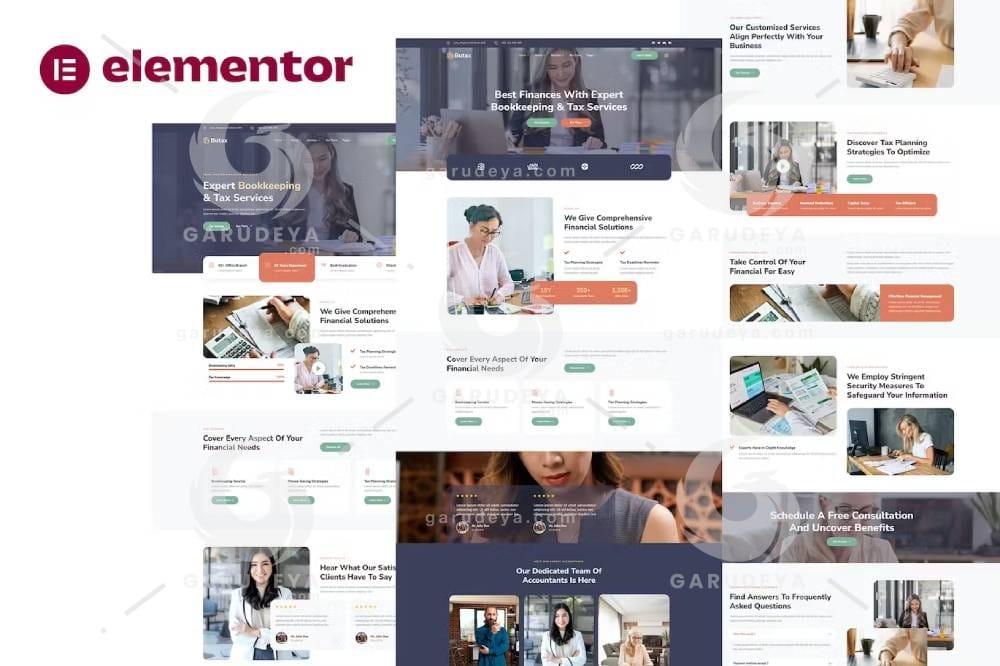 Butax - Tax Service & Financial Advisor Elementor Template Kit