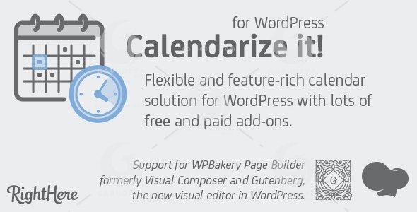 Calendarize it! for WordPress