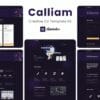 Calliam - Creative CV Elementor Template Kit