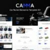 Camma - Car Rental Elementor Template Kit