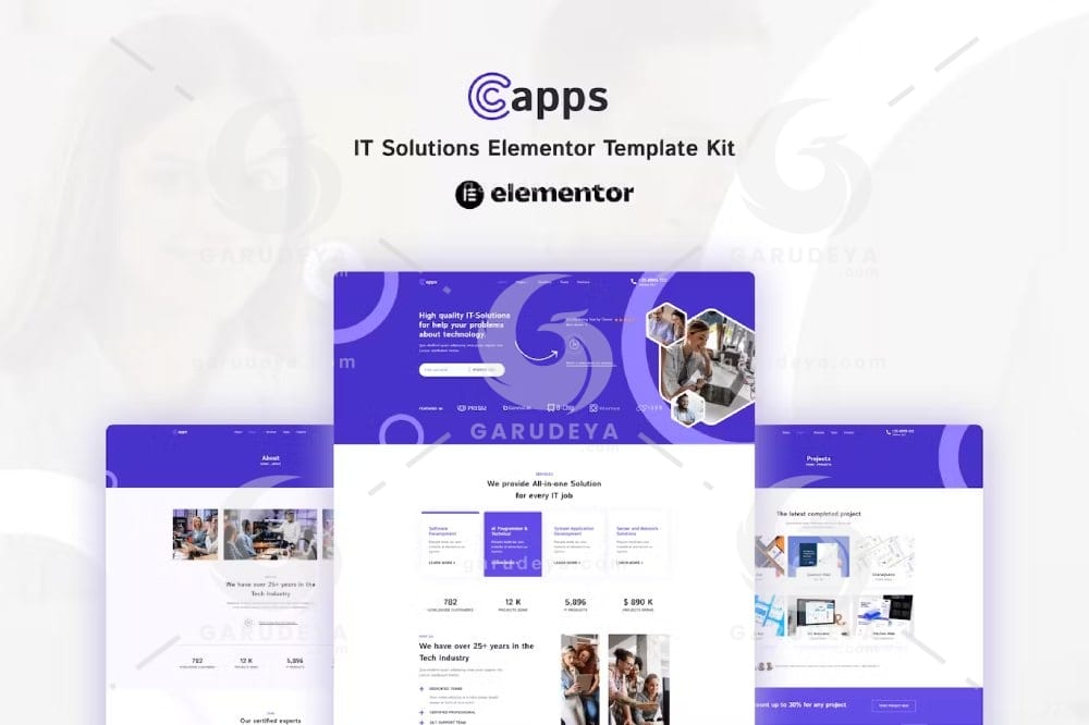 Capps – IT Solutions Elementor Template Kit