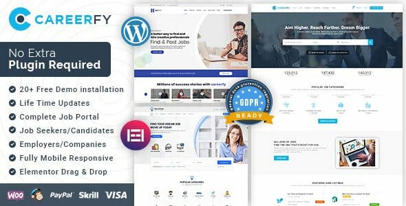 Careerfy - Job Board WordPress Theme