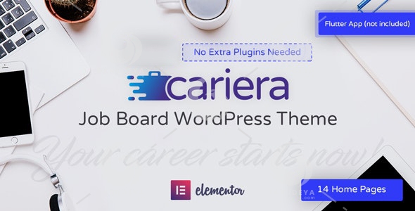 Cariera – Job Board WordPress Theme