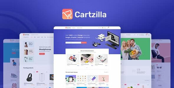 Cartzilla – Digital Marketplace & Grocery Store WordPress Theme