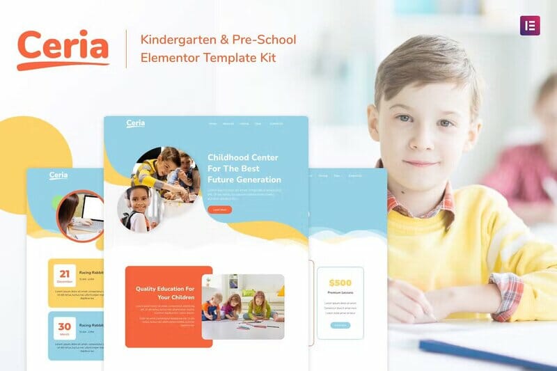 Ceria – Kindergarten & Pre-School Elementor Template Kit