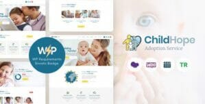 ChildHope - Child Adoption Service & Charity Nonprofit WordPress Theme