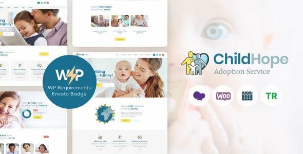 ChildHope – Child Adoption Service & Charity Nonprofit WordPress Theme