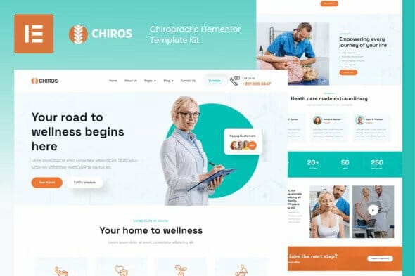 Chiros – Chiropractic Elementor Template Kit