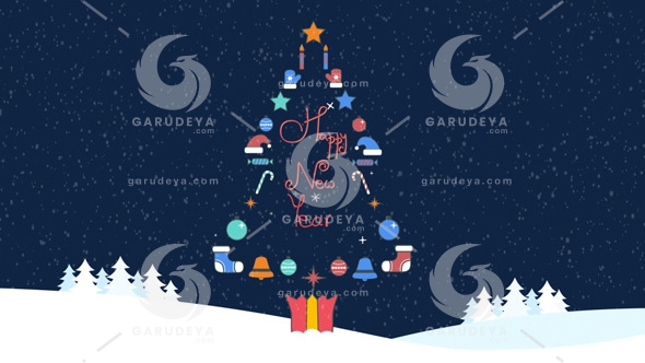 Christmas logo – VideoHive 13706461