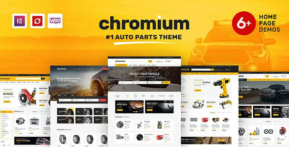 Chromium - Auto Parts Shop WordPress WooCommerce Theme