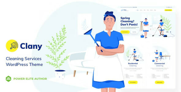 Clany – Cleaning Services WordPress Theme