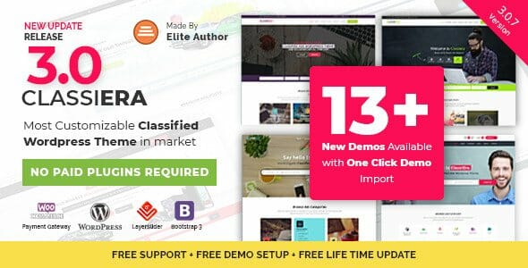 Classiera – Classified Ads WordPress Theme