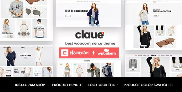 Claue – Clean Minimal Elementor WooCommerce Theme