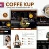 CoffeeKup – Cafe & Coffee Shop Elementor Template Kit