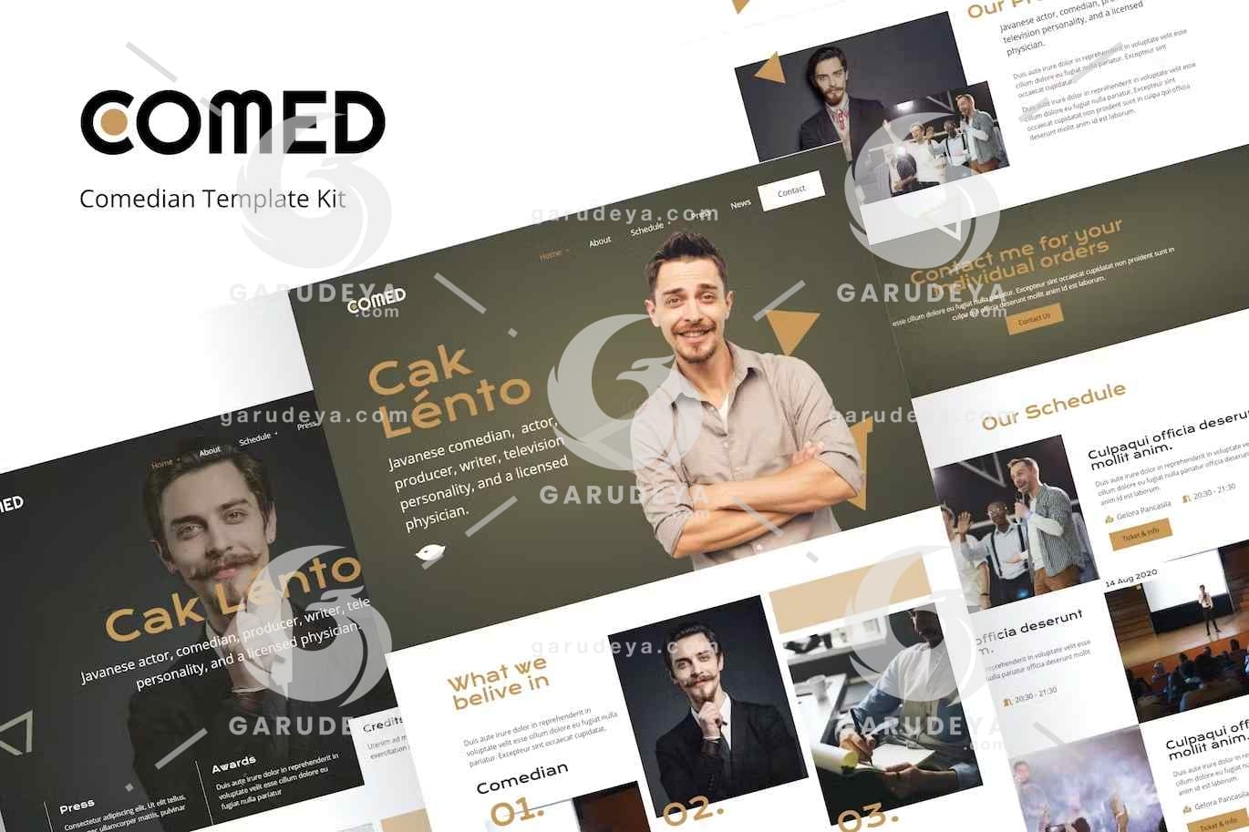 Comed - Comedian Elementor Template Kit