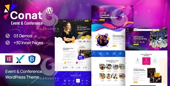 Conat - Event & Conference WordPress Theme + RTL Ready