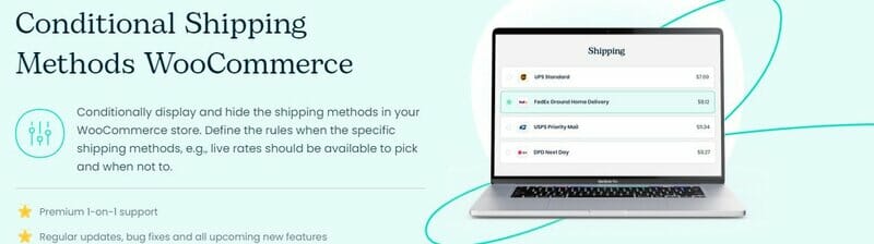 Conditional Shipping Methods WooCommerce (Octolize)