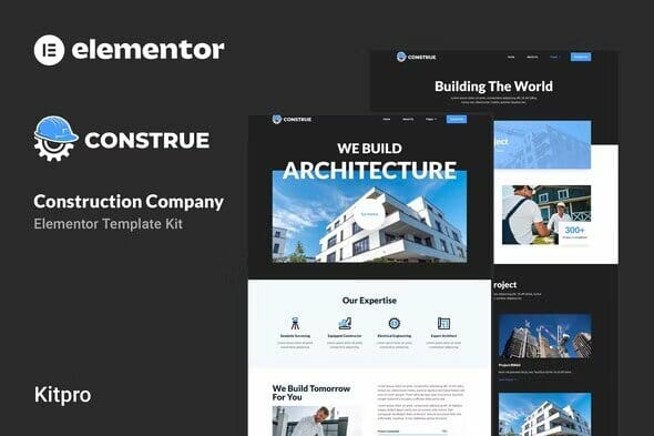 Construe – Construction Company Elementor Template Kit