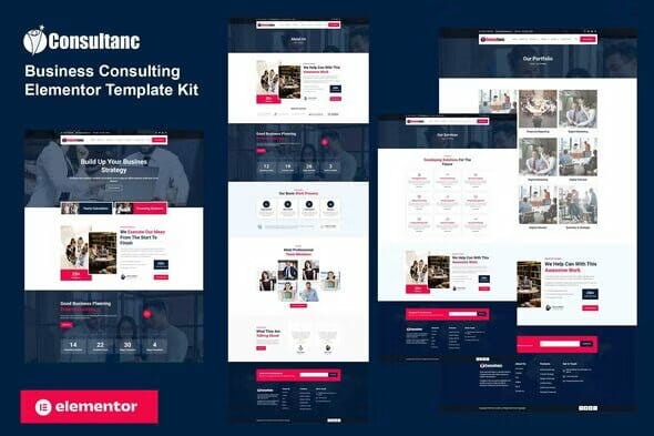 Consultanc – Business Consulting Elementor Template Kit