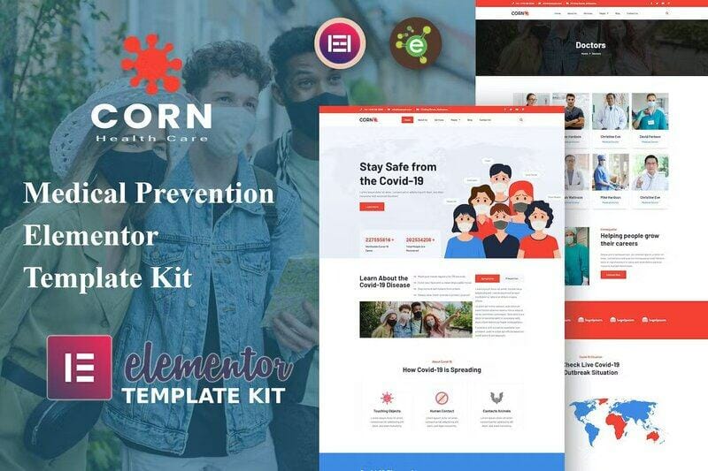 Corn – Medical Prevention Elementor Template Kit